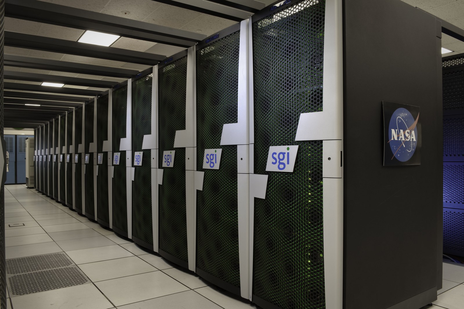 Inside NASA’s Pleiades supercomputing facility